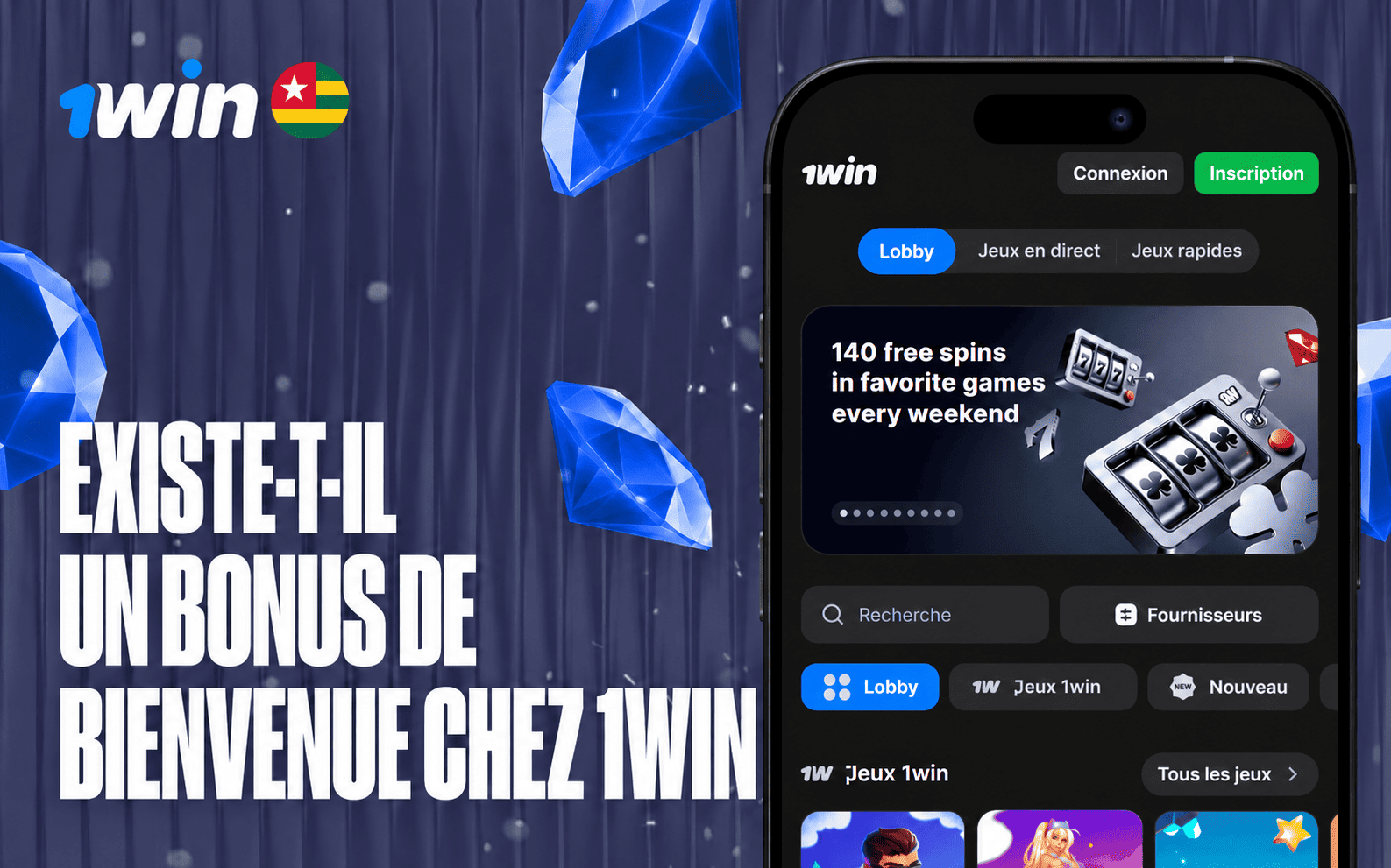 1win Togo - Paris sportifs et casino sur le site officiel